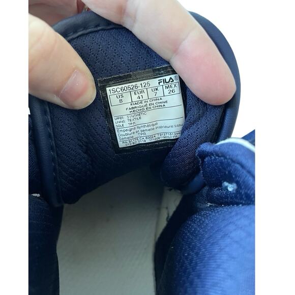 Fila Vulc 13 Men's Athletic Basketball White Trainer Sneakers Size 8 - Picture 10 of 11